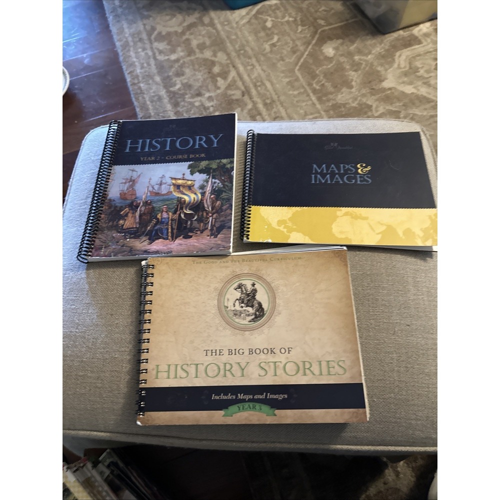 The Good And The Beautiful History Year 2 3 Set with maps book